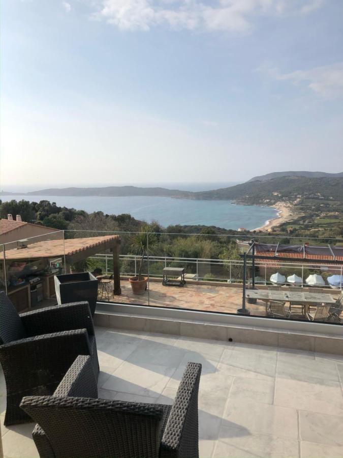 Haut De Villa - Vue Mer Avec Coucher De Soleil Cargese Ngoại thất bức ảnh